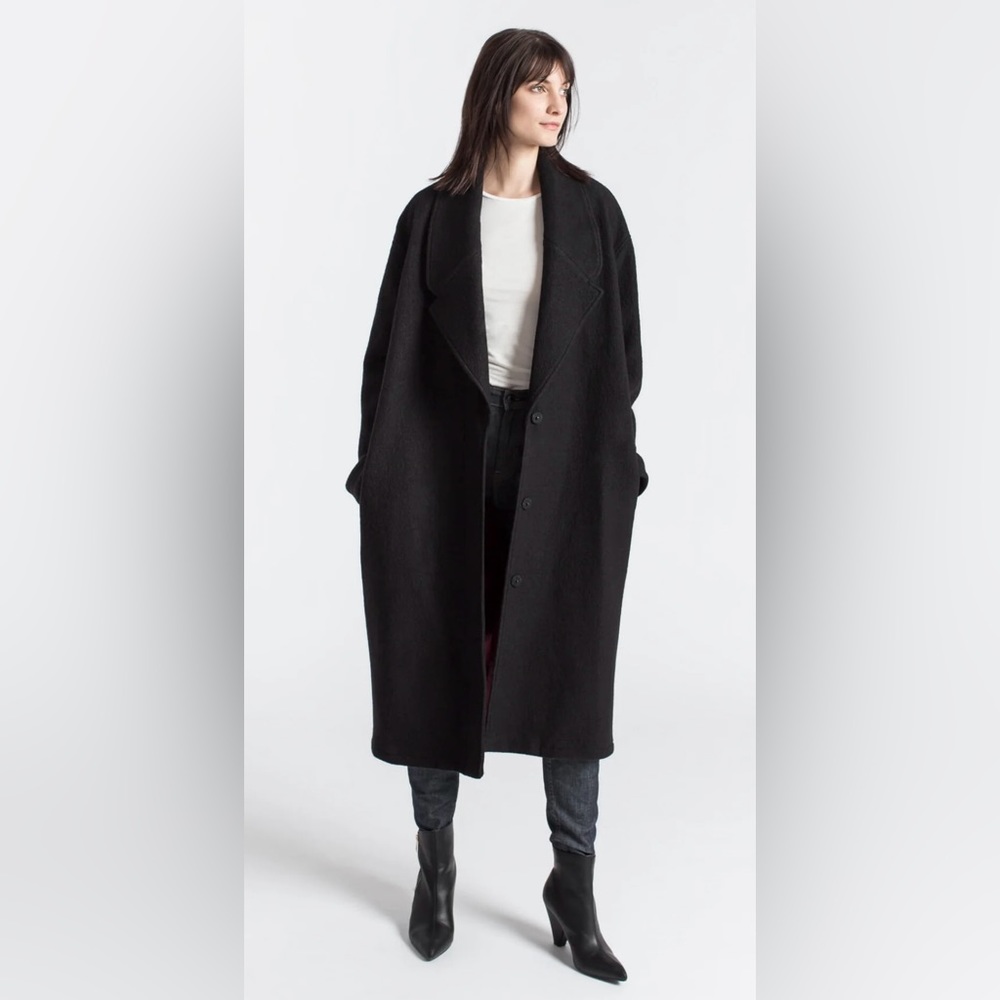 Marcella Elizabeth Wool Trench Coat